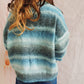 Striped Round Neck Long Sleeve Sweater