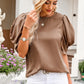 Round Neck Half Sleeve Blouse