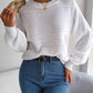 Round Neck Long Sleeve Sweater