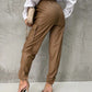 Tied High Waist Pants with Pockets