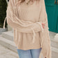 Fringe Round Neck Dropped Shoulder Sweater