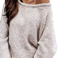 One Shoulder Long Sleeve Sweater