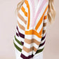 Striped Round Neck Knit Top