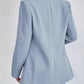 Shawl Collar Long Sleeve Blazer