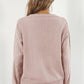 V-Neck Drop Shoulder Sweater