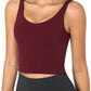 Scoop Neck Wide Strap Active Tank