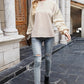 Round Neck Dropped Shoulder Sweatshirt