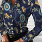 Printed Collared Neck Long Sleeve Shirt