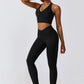 Crisscross Sports Bra and Leggings Set