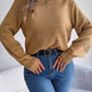 Round Neck Long Sleeve Sweater