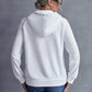 Contrast Stitching Drawstring Raglan Sleeve Hoodie