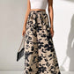 Printed Tied Wide Leg Pants