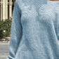 One Shoulder Lantern Sleeve Sweater Dress