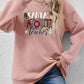 Letter Graphic Sweatshirt