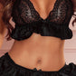 Ruffled Halter Neck Lingerie Set