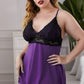 Lace See-Through Plus Size Chemise