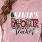 SANTA'S FAVORITE TEACHER Graphic Sweatshirt