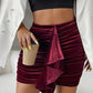 Ruched Mini Skirt