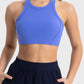 Wide Strap Cropped Sport Tank