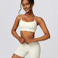 Sport Bra and Wide Waistband Shorts Set