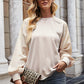 Round Neck Dropped Shoulder Sweatshirt