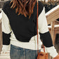 Contrast Round Neck Sweater