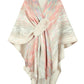 Heathered Fringe Hem Poncho