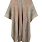 Heathered Fringe Hem Poncho