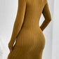 Turtleneck Long Sleeve Mini Dress