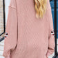 Candy Cane Sequin Dropped Shoulder Sweatshirt