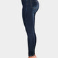 Full Size Buttoned Long Jeans