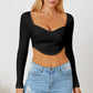 Ribbed Long Sleeve T-Shirt