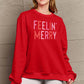 Simply Love Full Size Graphic Round Neck Sweatshirt