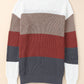 Color Block Round Neck Sweater