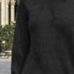 One Shoulder Lantern Sleeve Sweater Dress