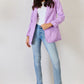 Zenana Open Front Long Sleeve Blazer