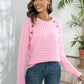 Decorative Button Long Sleeve Sweater