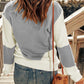 Contrast Round Neck Sweater