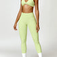 Twisted Halter Neck Bra and High Waist Leggings Active Set