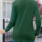 Ruched V-Neck Long Sleeve T-Shirt