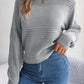 Round Neck Long Sleeve Sweater