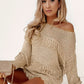 Fringe Detail Long Sleeve Sweater