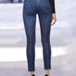 Full Size Buttoned Slit Jeans