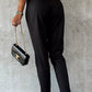 High Waist Wide Waistband Pants