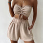 Sweetheart Neck Tube Top and Shorts Set