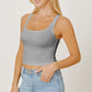 Square Neck Wide Strap Tank