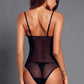 Lace Mesh Bodysuit Push up Teddy Lingerie