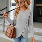 Round Neck Long Sleeve Blouse