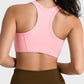 Wide Strap Cropped Sport Tank