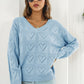 V-Neck Drop Shoulder Sweater